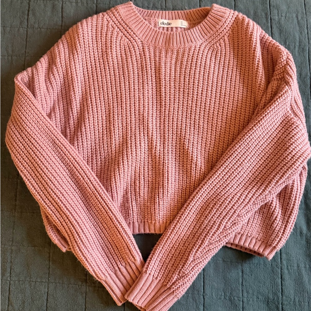Elodie Dusty Rose Knit Sweater